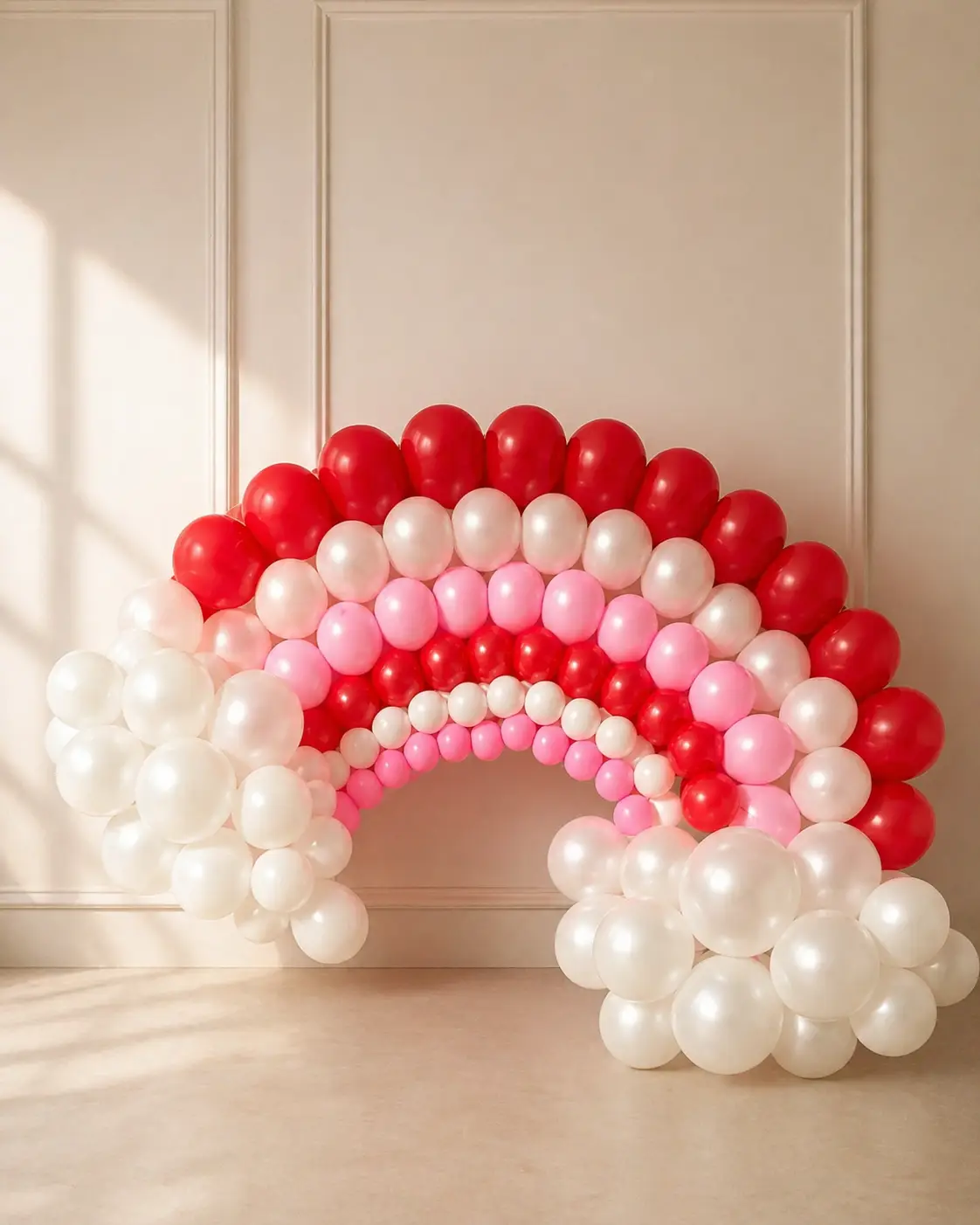 Rainbow Balloon Arch